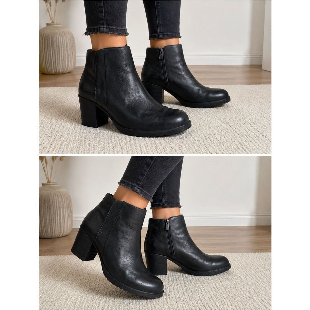 Kurt Geiger London Black Leather Bootie size 40 or 8.5